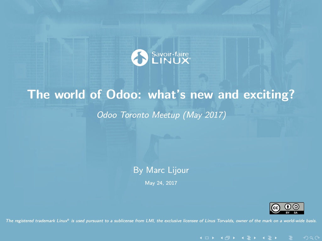 The world of Odoo